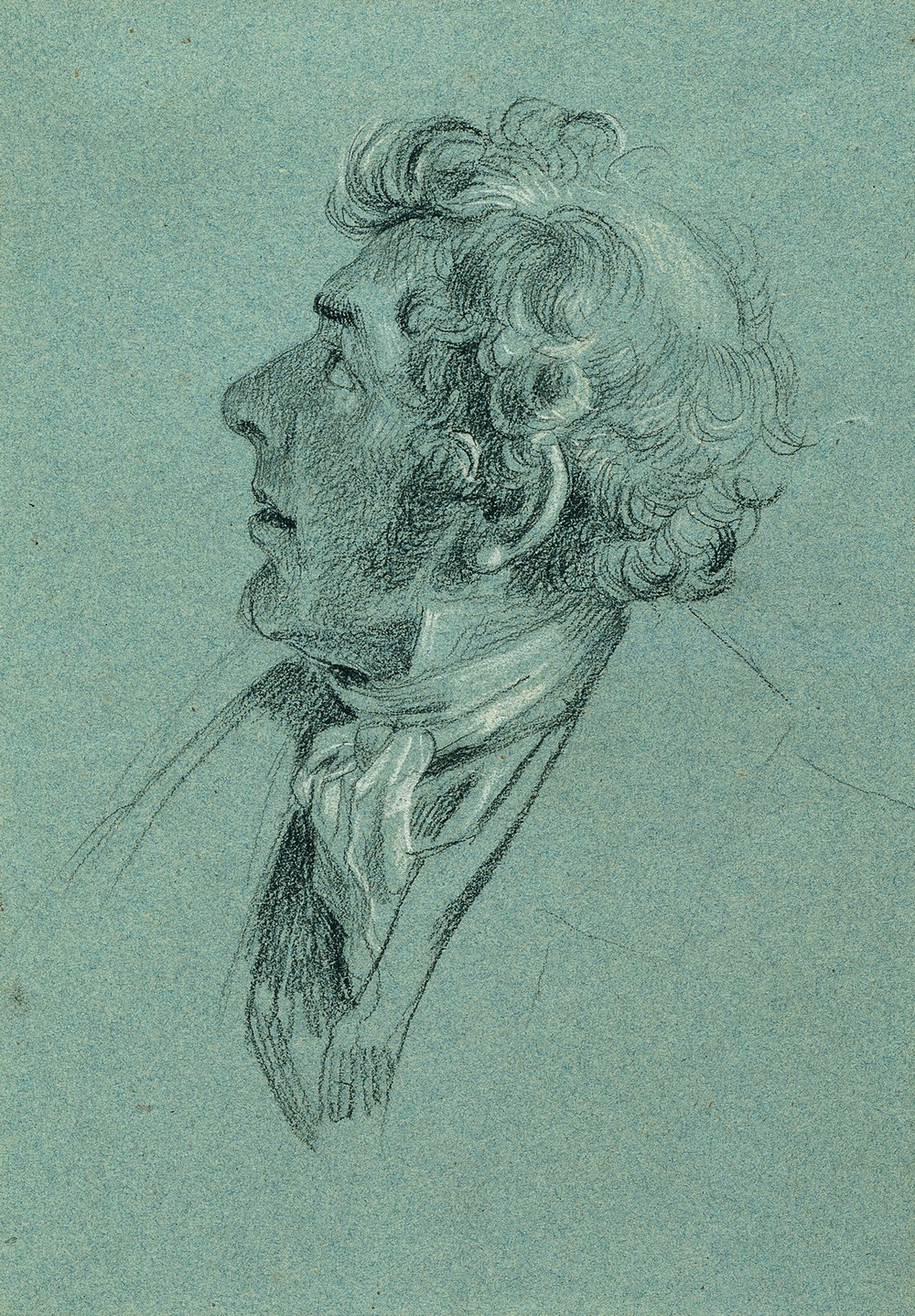 Kopfstudie zu ‘Rückkehr des Kaisers Franz aus Pressburg’ (before 1828)