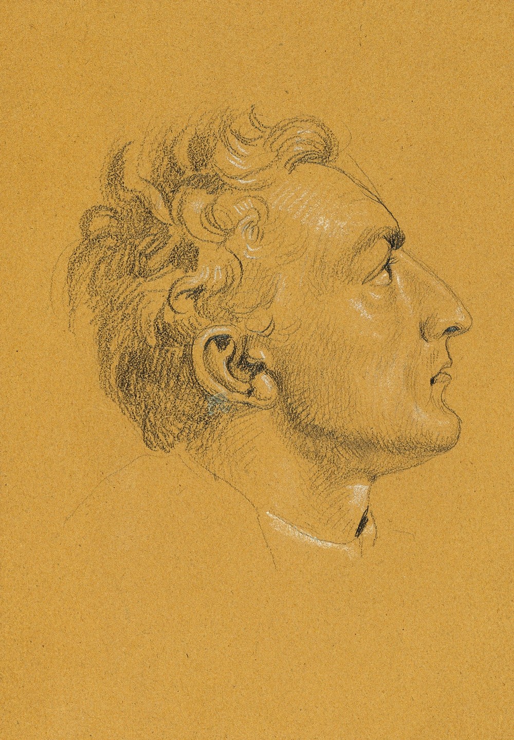 Kopfstudie zu ‘Rückkehr des Kaisers Franz aus Pressburg’ (before 1828)