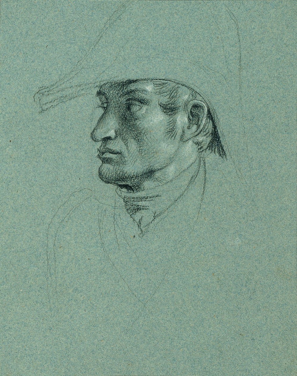 Kopfstudie zu ‘Rückkehr des Kaisers Franz aus Pressburg’ (before 1828)