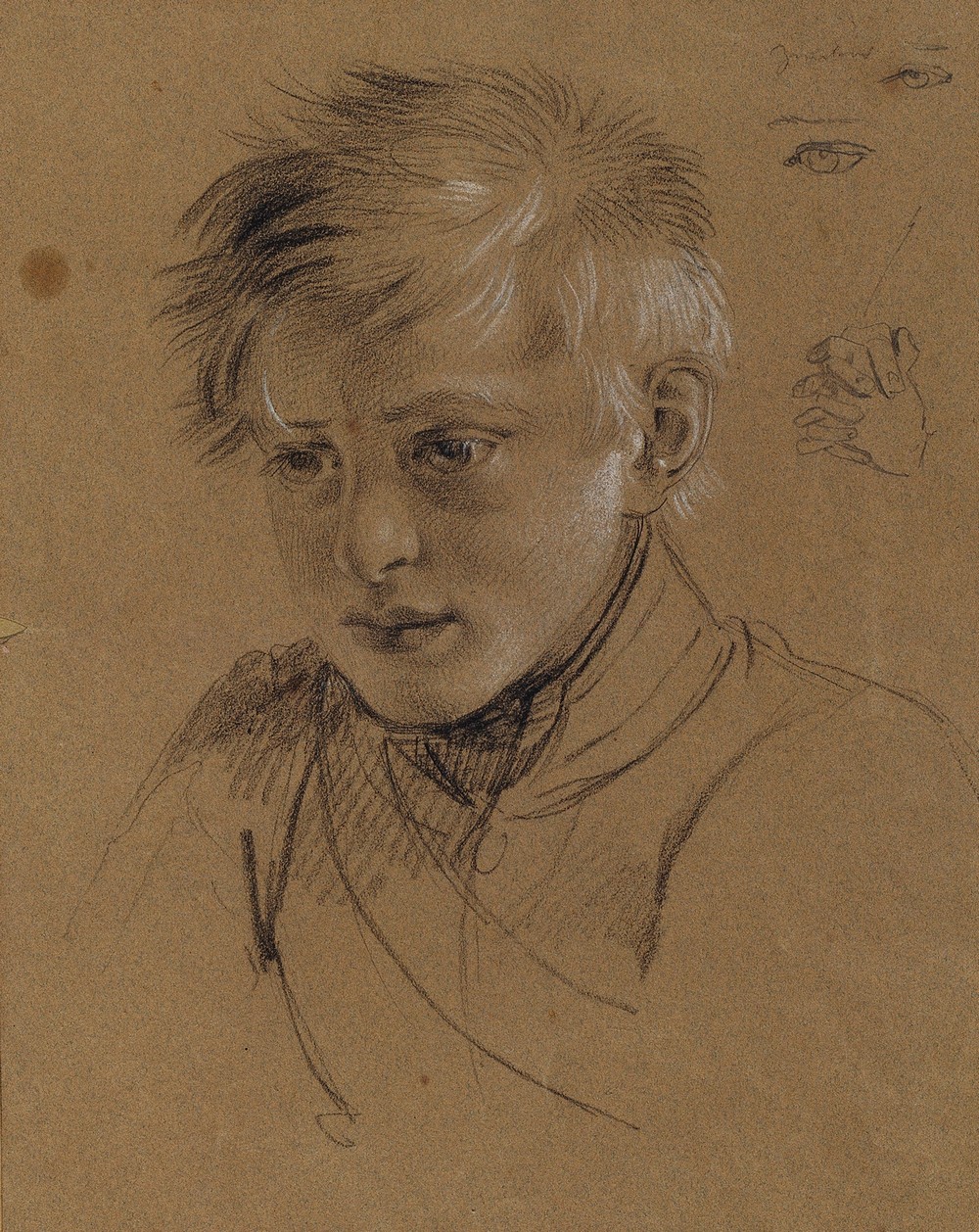 Porträtstudie zu ‘Erzherzog Karl mit seinem Stab in der Schlacht bei Aspern’ (before 1817)