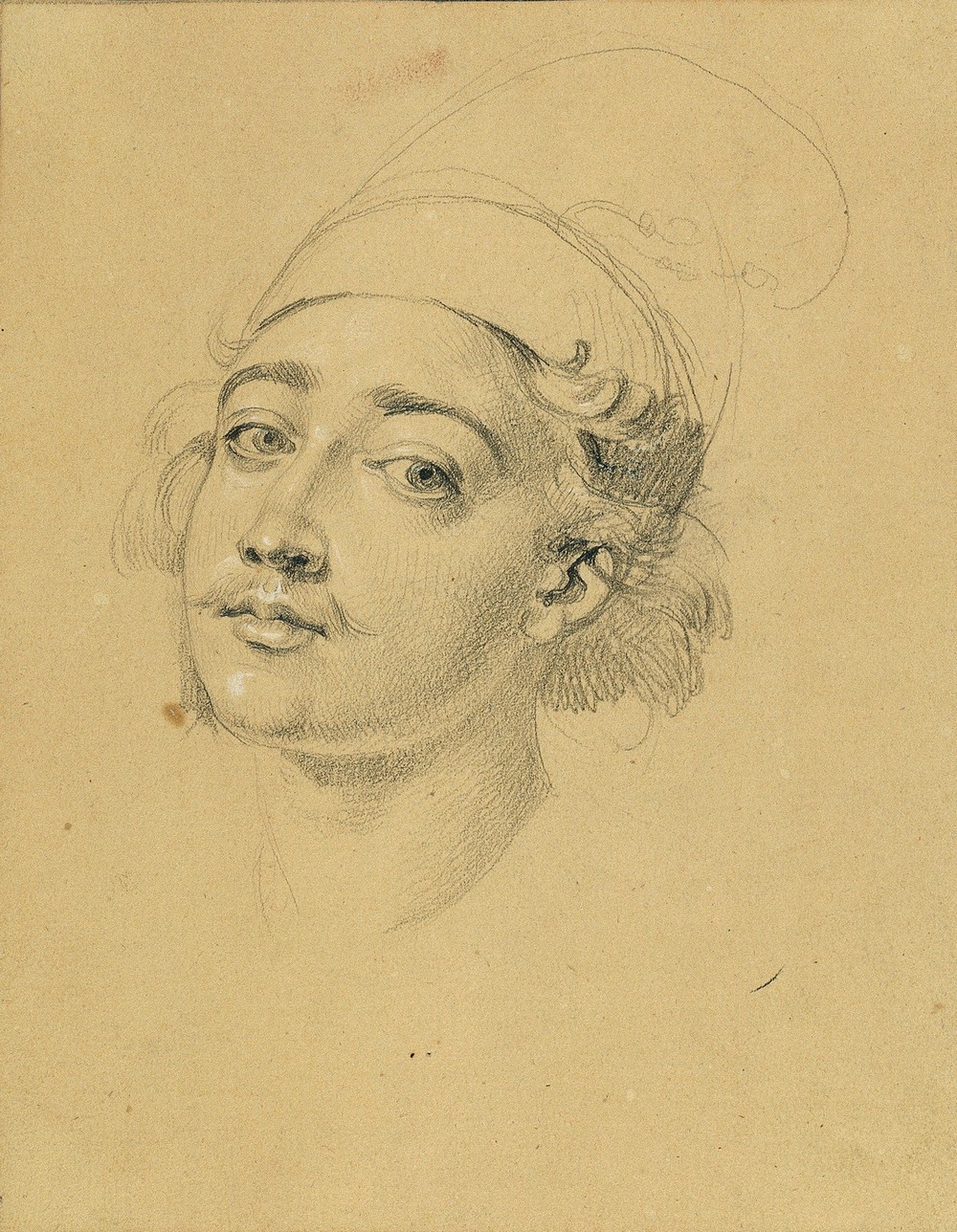 Porträtstudie zum ‘Ausfall Nikolaus Zrinys vor der Festung Szigeth’ (before 1825)