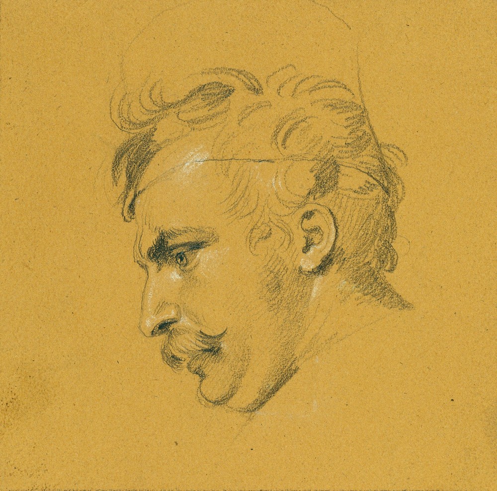 Porträtstudie zum ‘Ausfall Nikolaus Zrinys vor der Festung Szigeth’ (before 1825)
