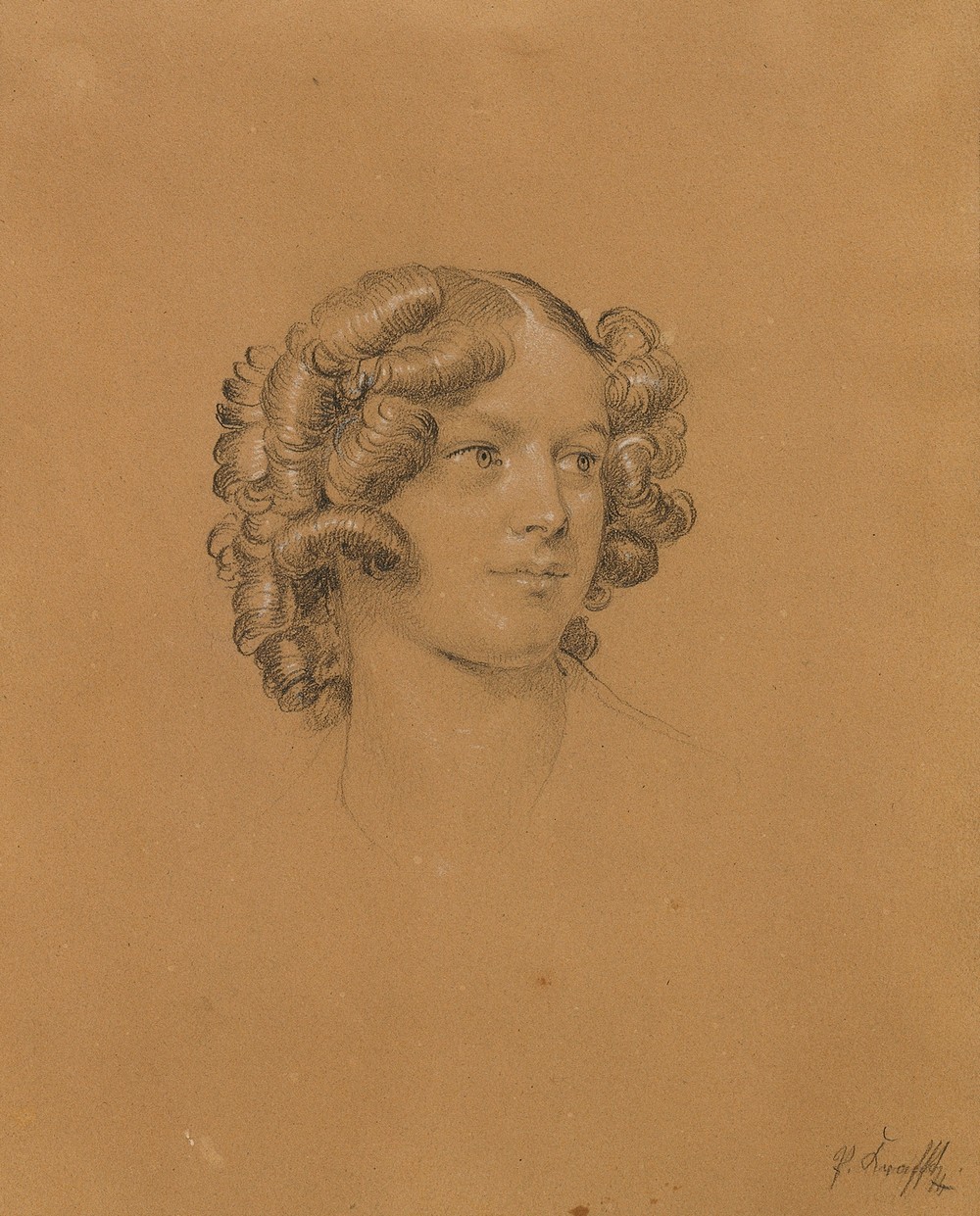 Porträtstudie zum ‘Einzug nach dem Pariser Frieden’ (before 1828)