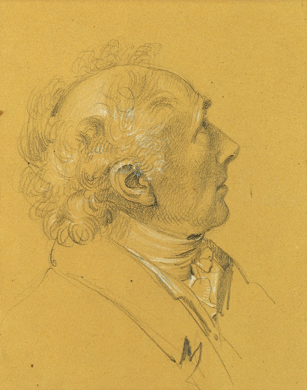 Porträtstudie zur ‘Ausfahrt des Kaiserpaares nach einer schweren Krankheit des Kaisers Franz I.’ (before 1828)
