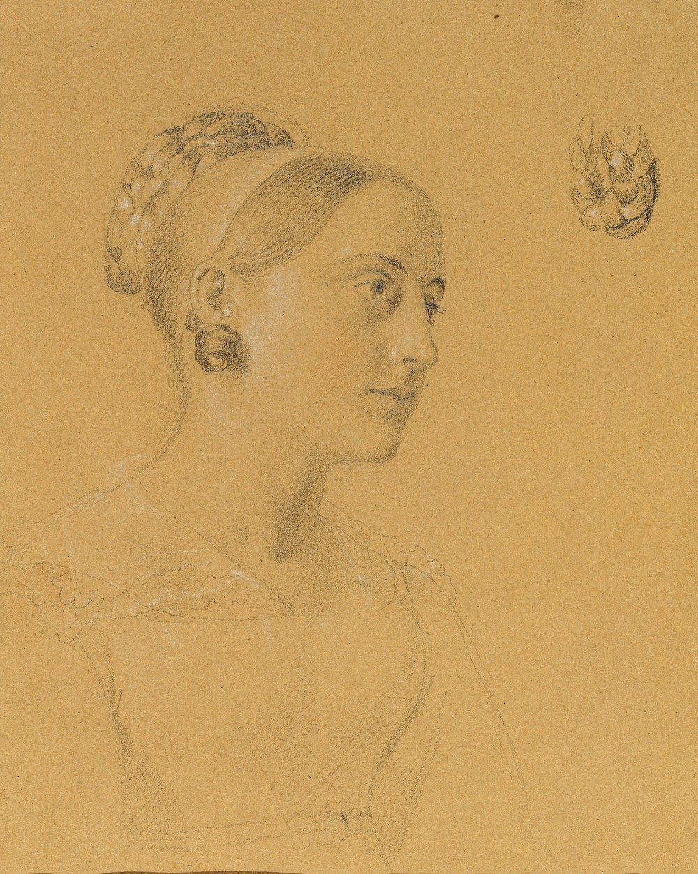 Weibliche Studie zum ‘Einzug nach dem Pariser Frieden’ (before 1828)