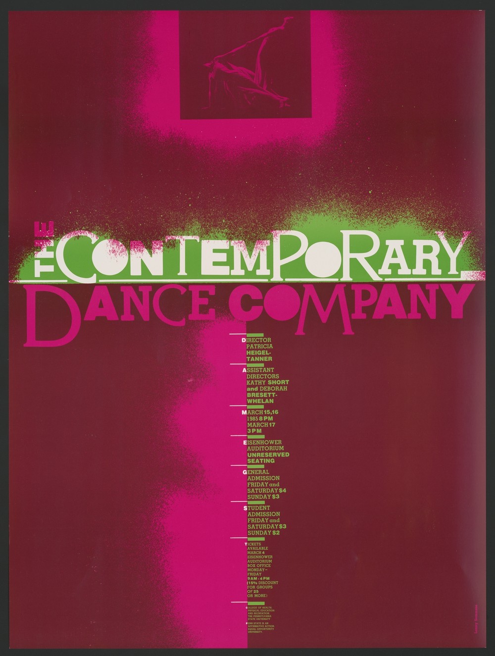 The contemporary dance company…