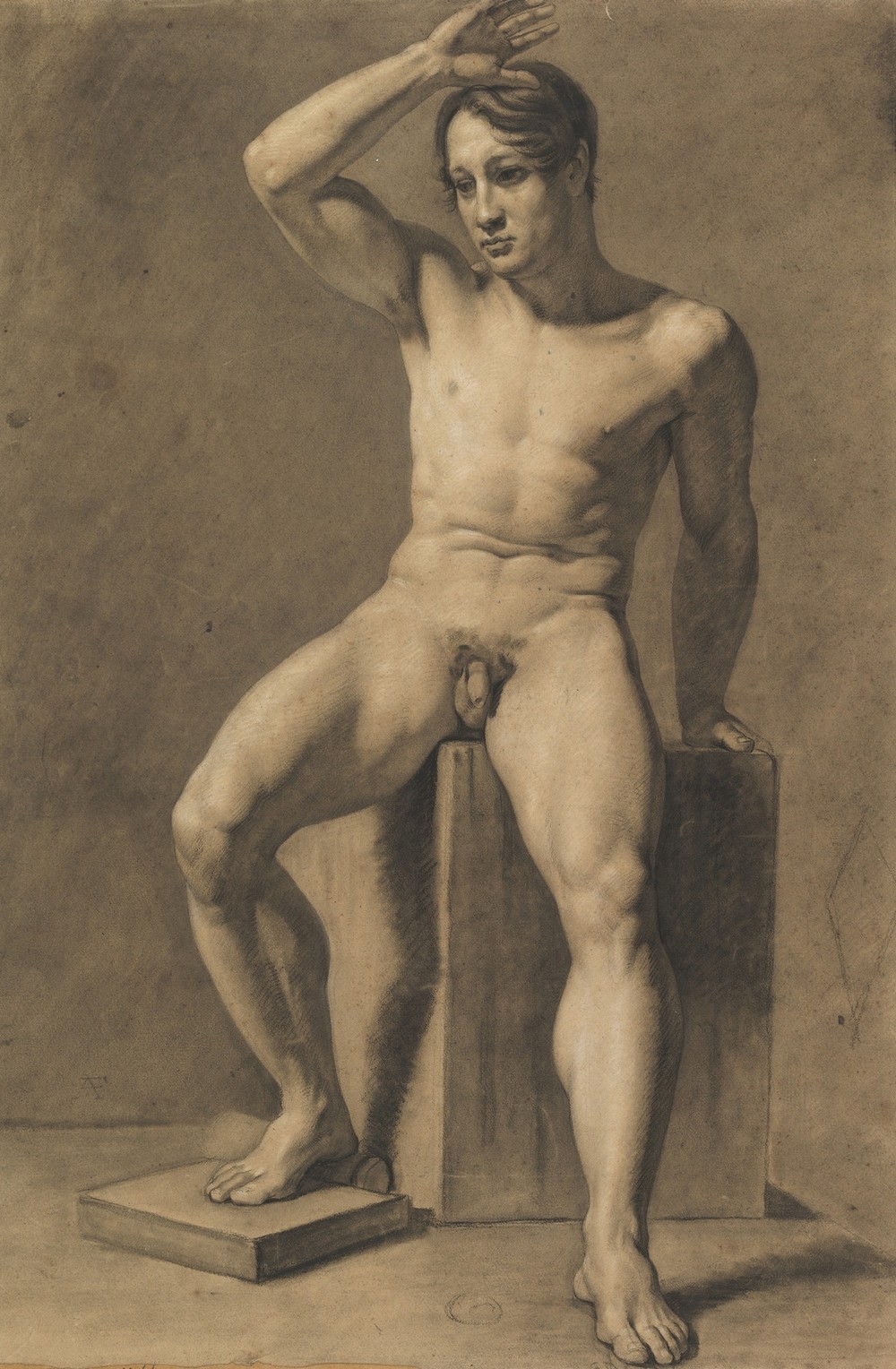 Seated Male Nude (1860–69)
