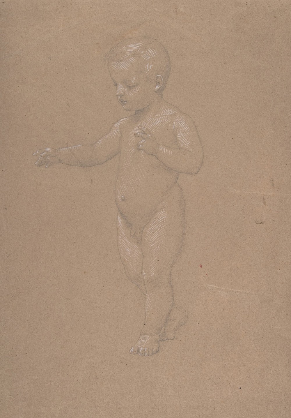 Nude Boy, Walking to the Left (1840–80)