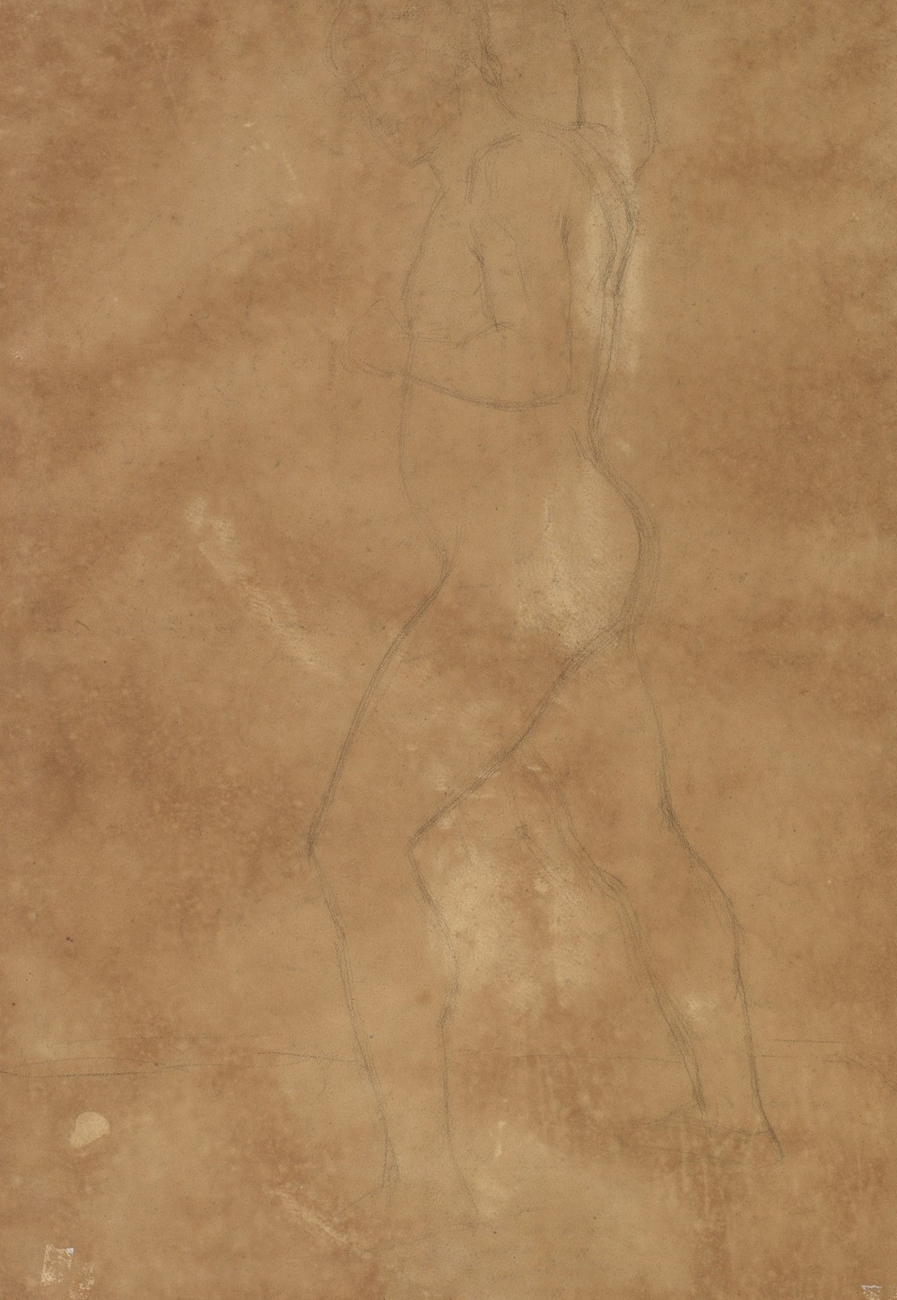 Male Nude Walking (1860–69)