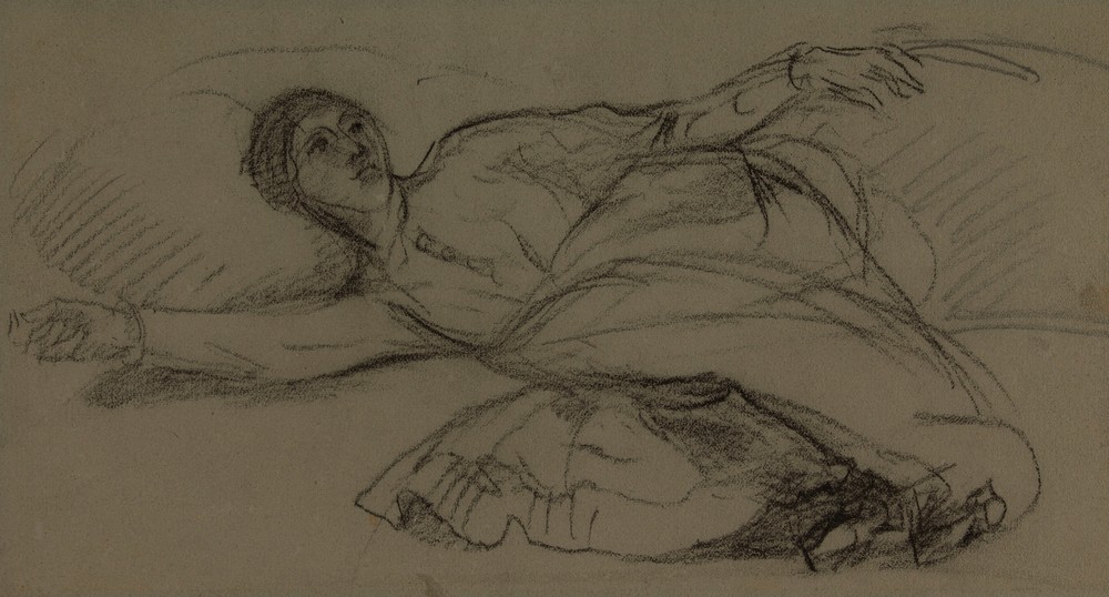 Femme allongée