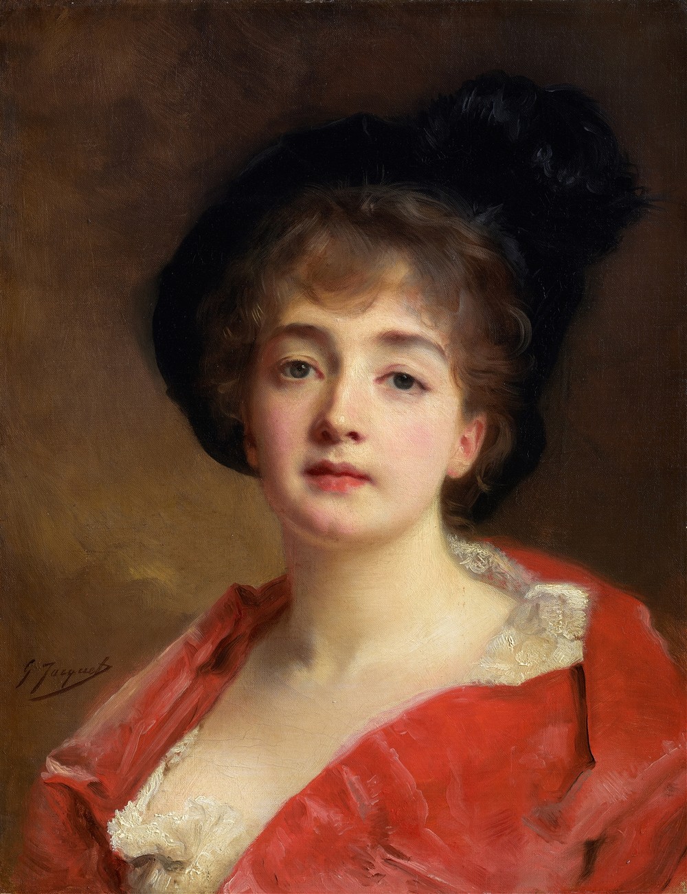 Woman In Red (c. 1870–90)