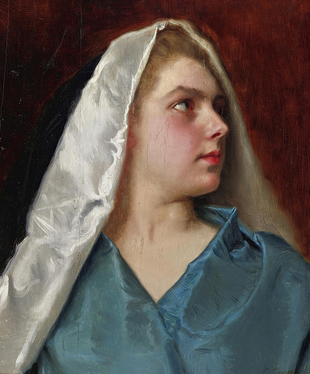 Woman With A Mantle