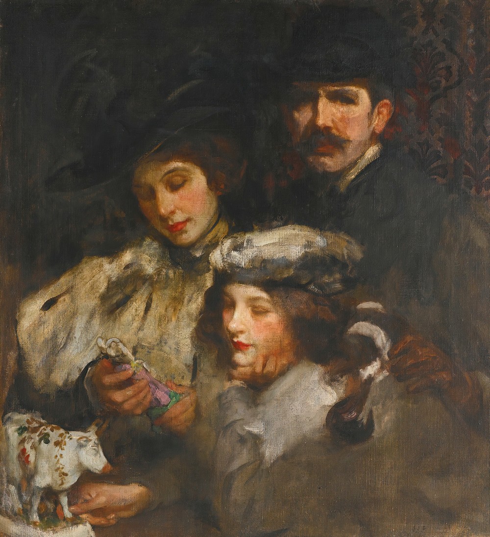 The Painter, His Wife And Daughter
