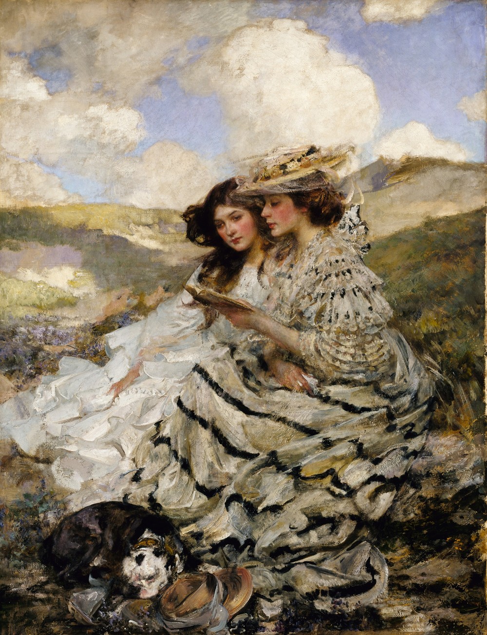 On the Dunes (Lady Shannon and Kitty) (ca. 1900-1910)