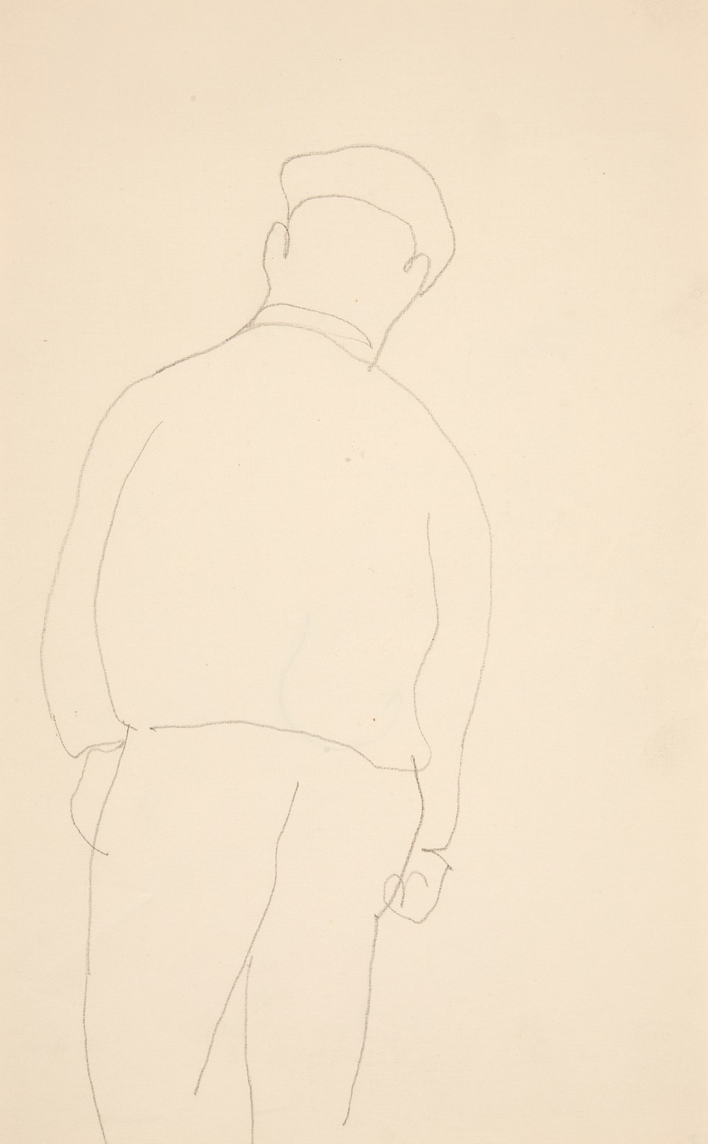 Untitled (Man seen from back)