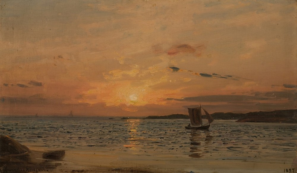 Solnedgang, Hvaler