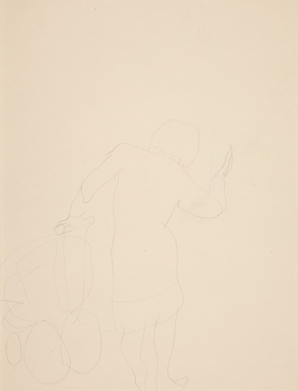 Woman Pushing Carriage