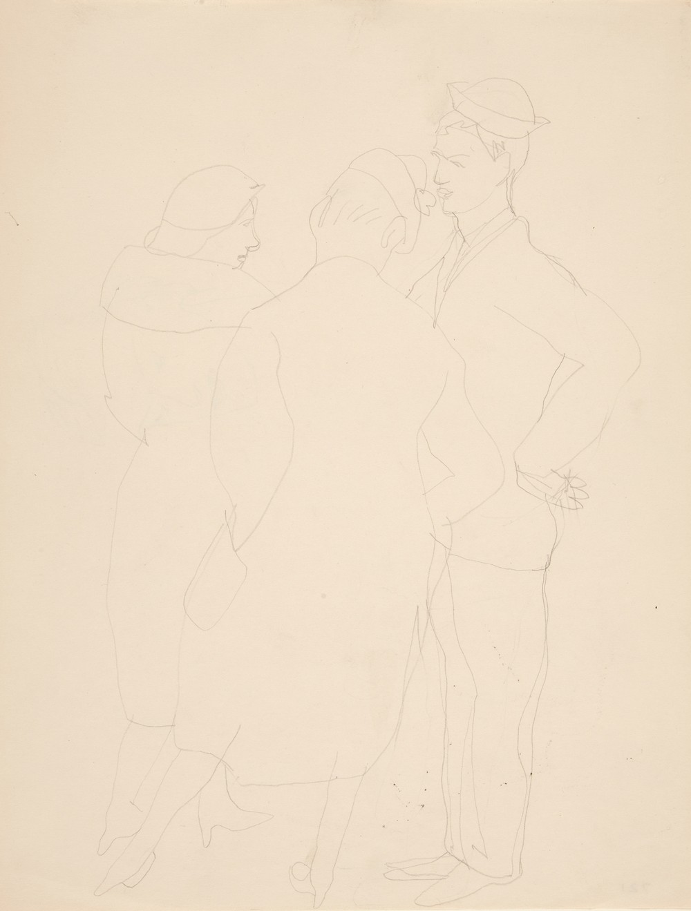 Woman with Two Sailors
