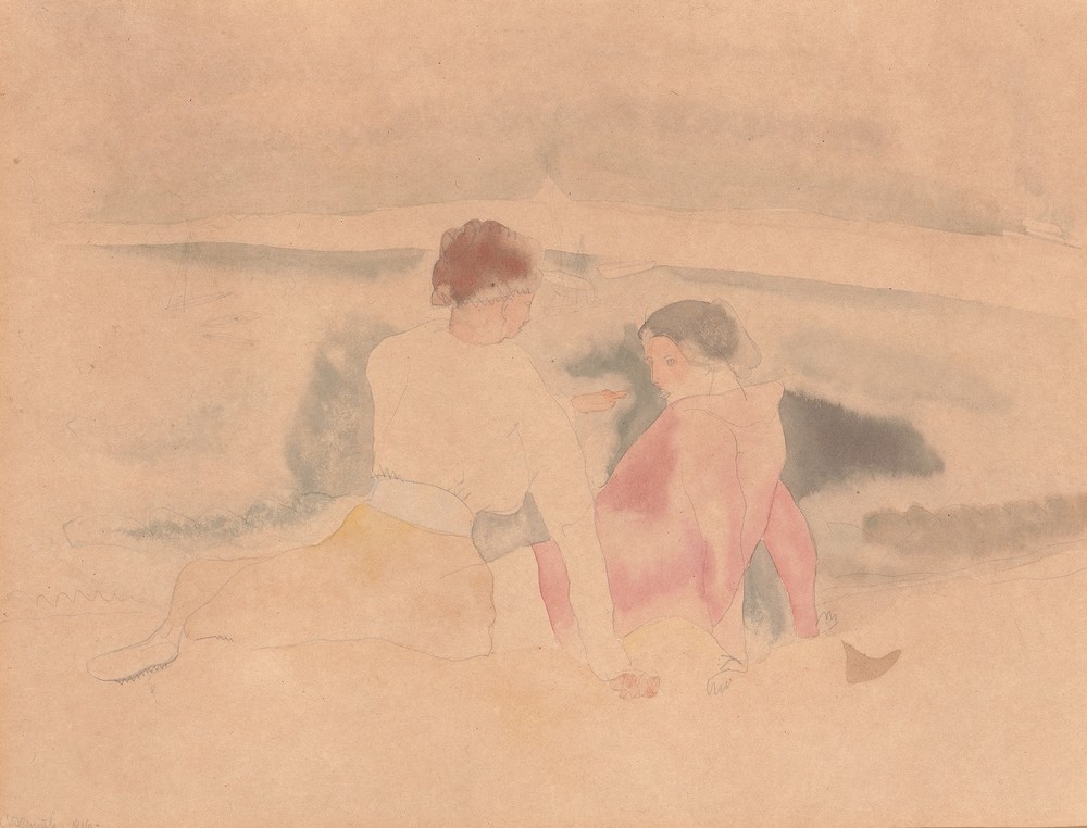 Untitled (Two Women and Boats)