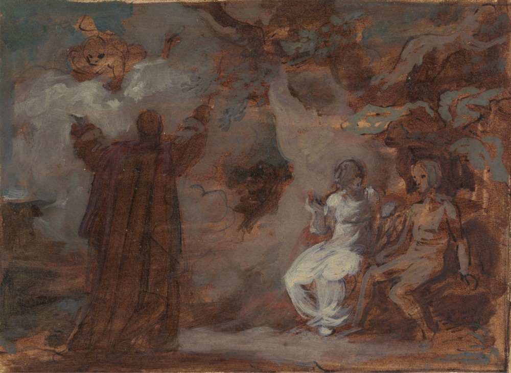 Prospero Conjuring a Masque for Ferdinand and Miranda (ca. 1810)