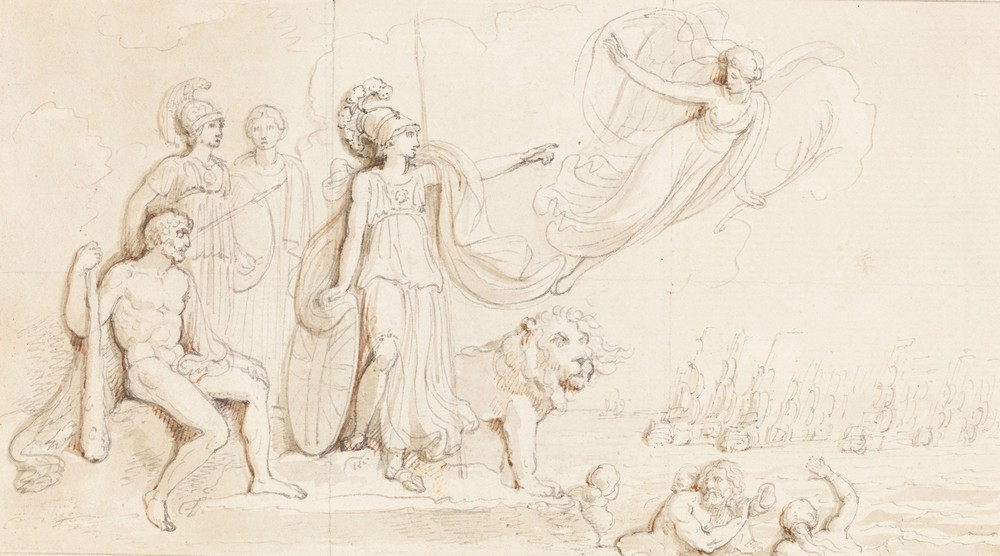 An Allegory of Britain’s Naval Might