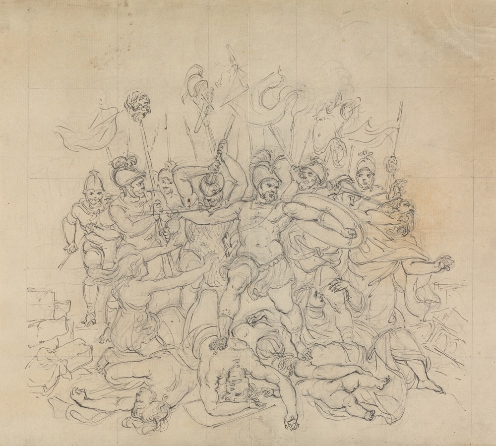 Sketch of a Battle Sceene, from Shakespeare’s Play, Titus Andronicus