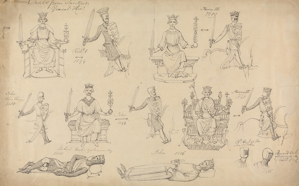 Studies of Figures and Seals from Sandfords Geneal History