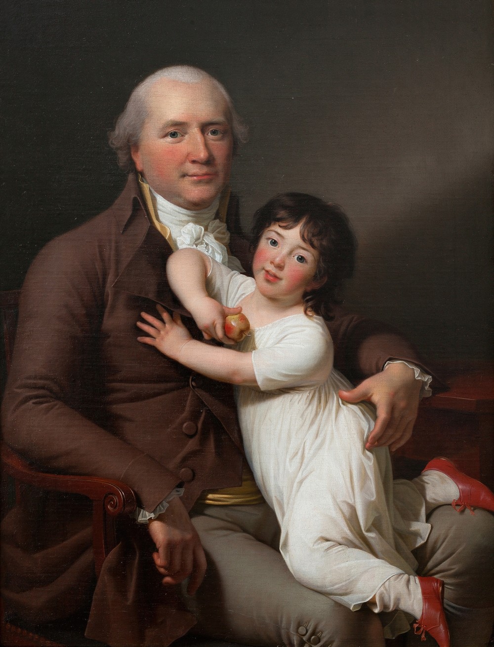 Peter Tutein with his Youngest Son Louis Alexander (c. 1800)