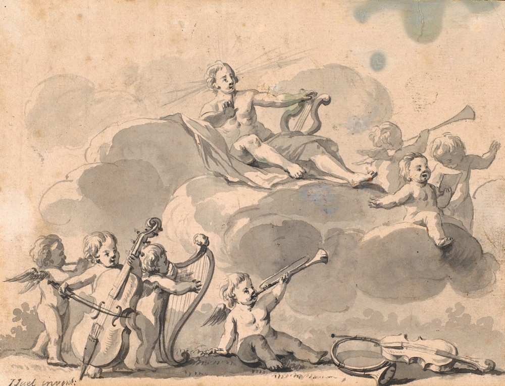 Apollon og musicerende genier