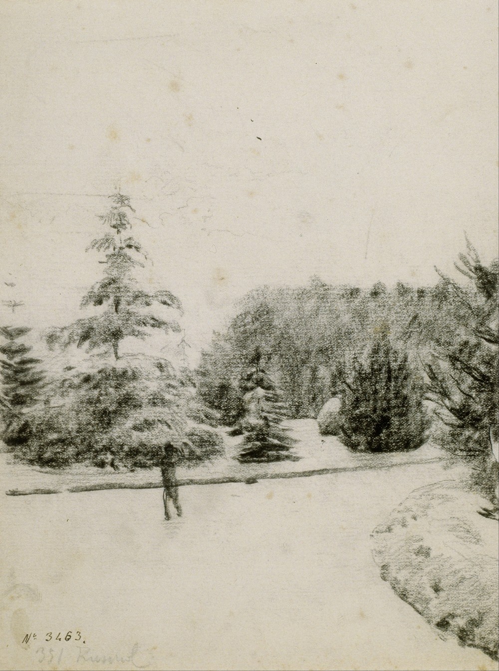 Study of a Garden (circa 1891)