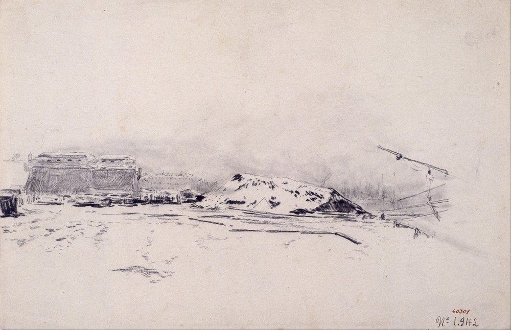 View of Barcelona Port (circa 1883)