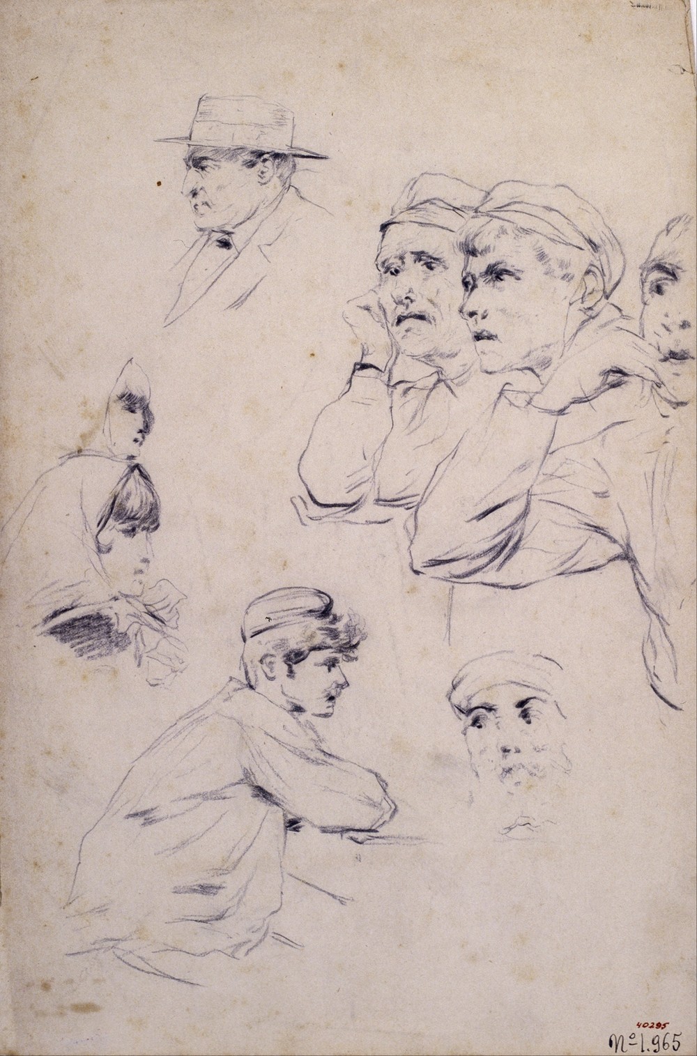 Figures Study (circa 1883)