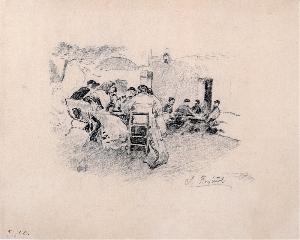 Open-Air Tea (circa 1887)