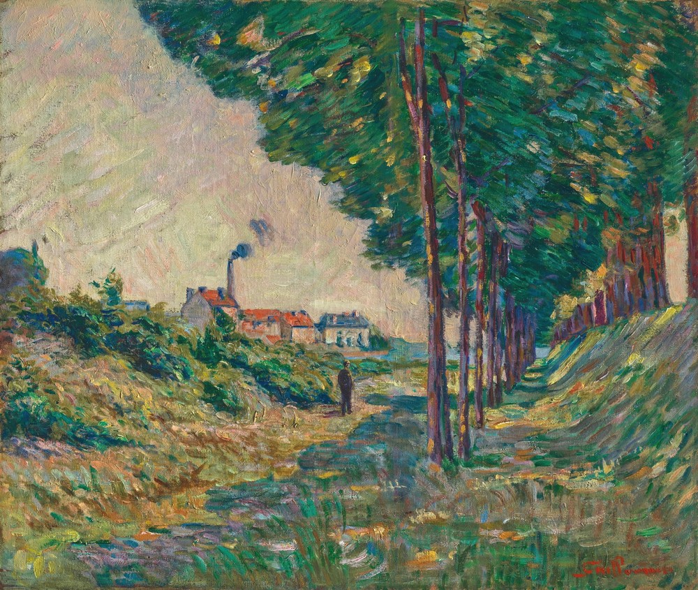 Le chemin de halage à Charenton, Ile de France