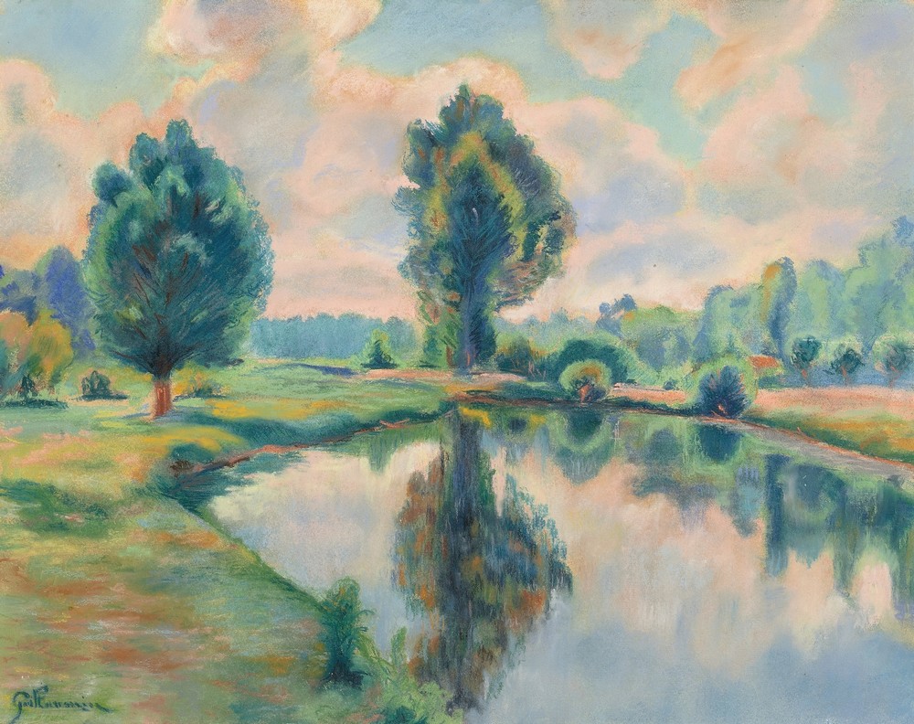 Bord de rivière (circa 1900)
