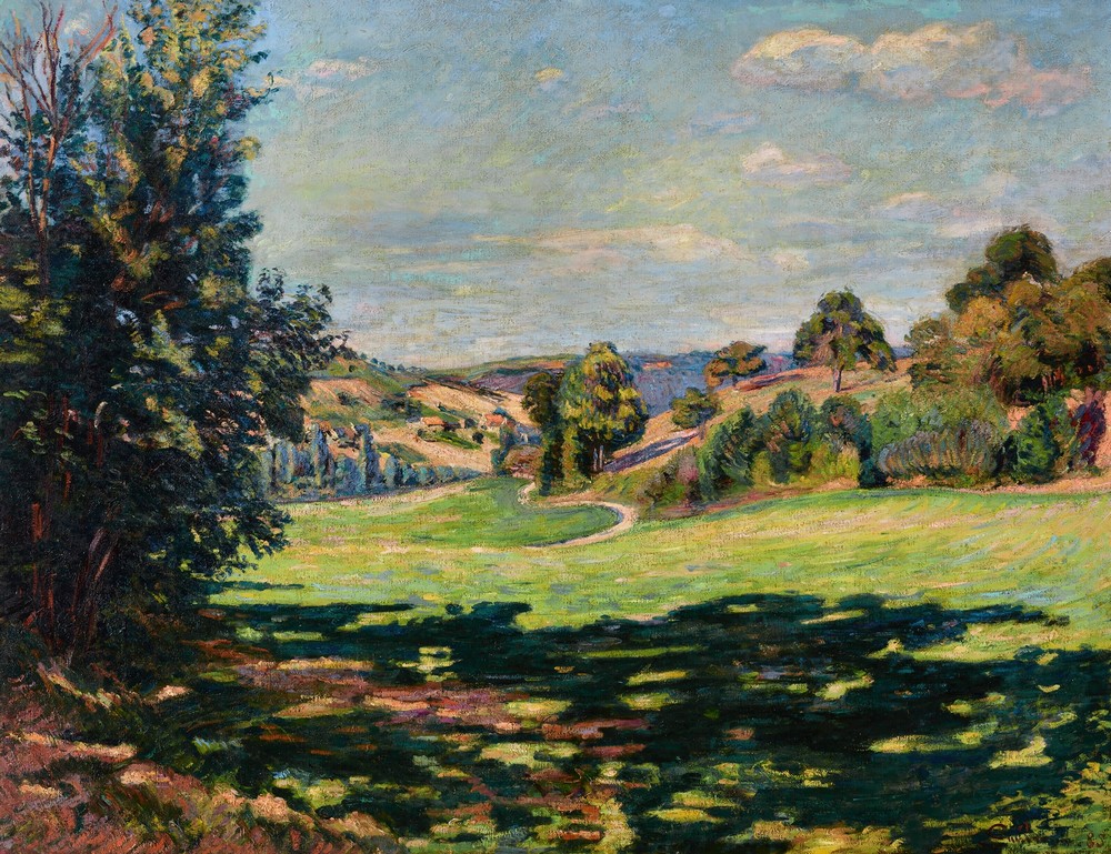 Village sur le coteau, vallée de Chevreuse