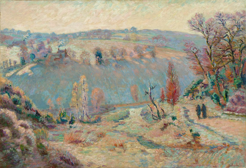 Valley of the Sédelle at Pont Charraud  White Frost (c.1903-1911)