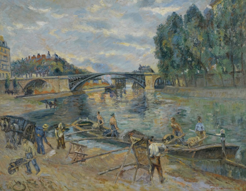 Le Pont De Sully, Paris (circa 1886)