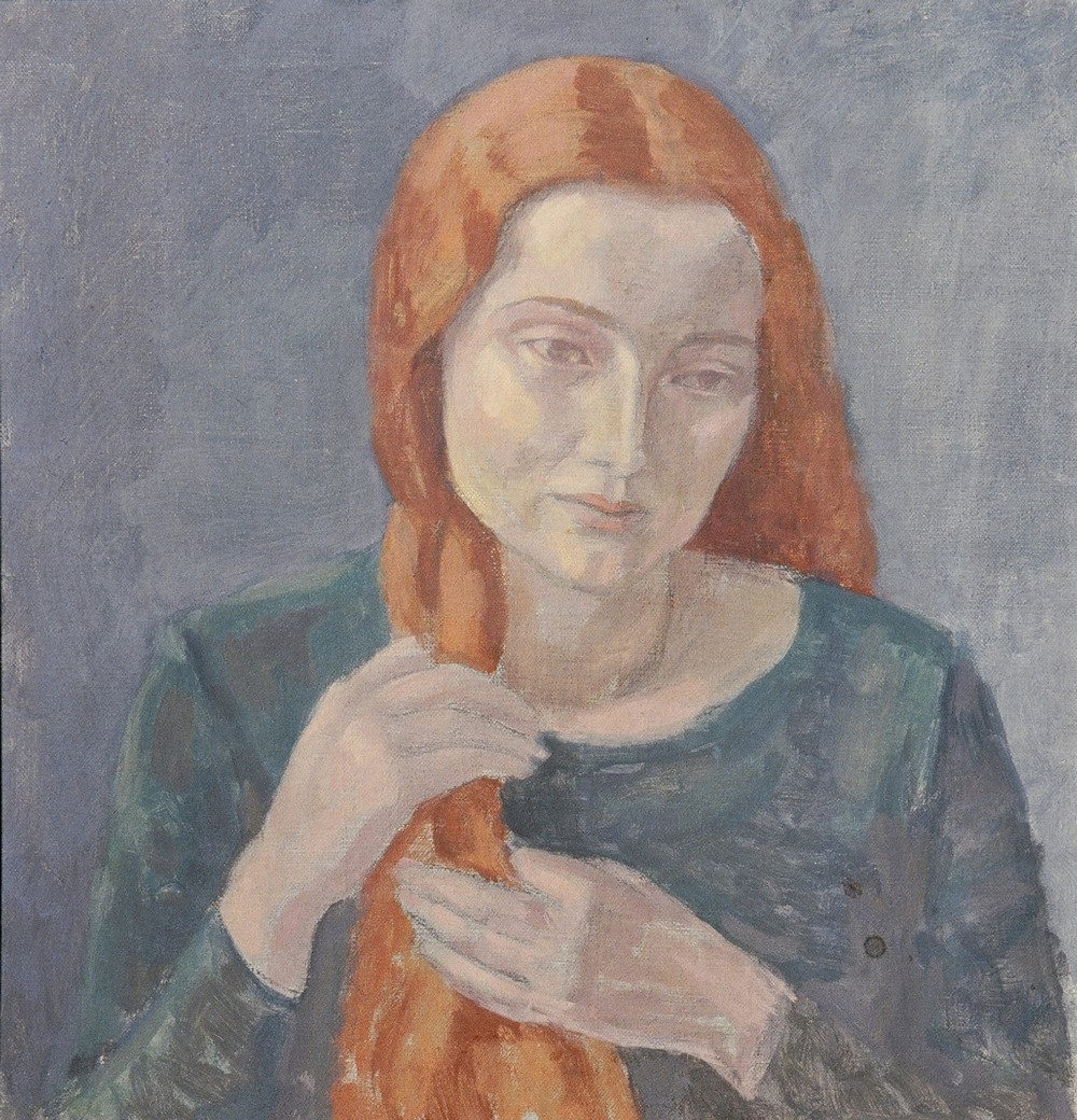 Mädchen mit langen Haaren