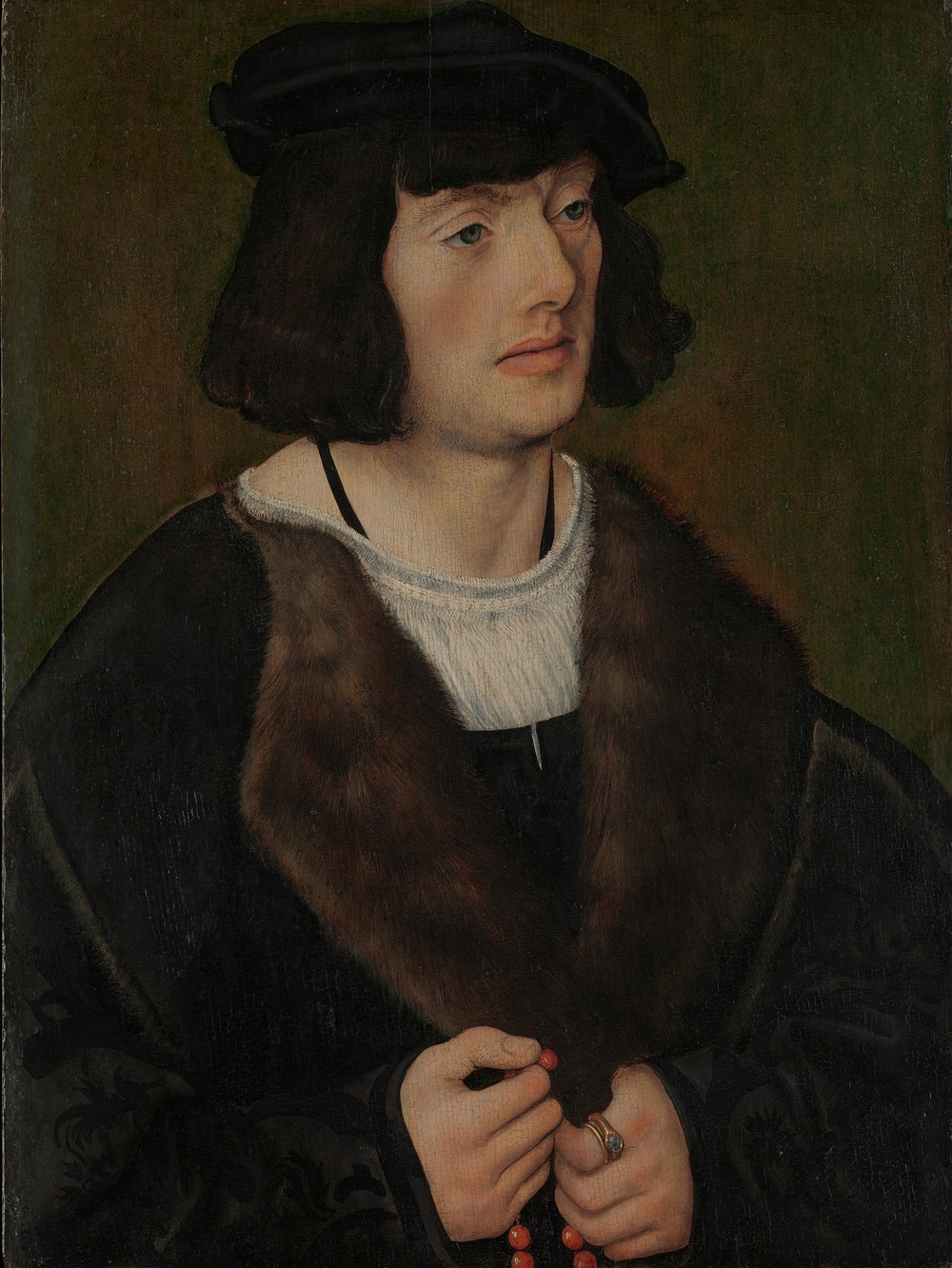 Portrait of a Man with a Rosary (ca. 1508)