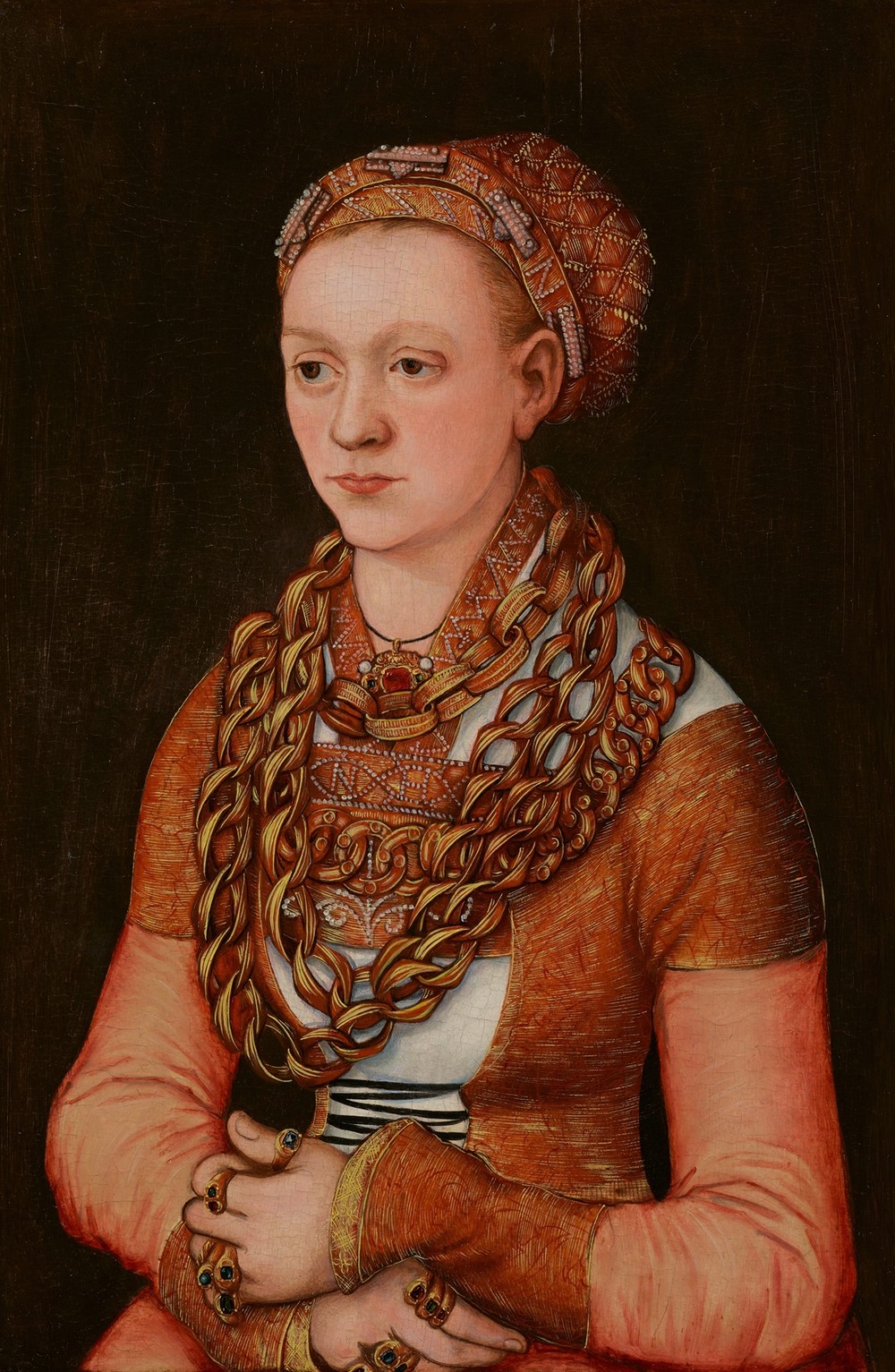 Portrait of Anna Buchner, née Lindacker (c. 1520)