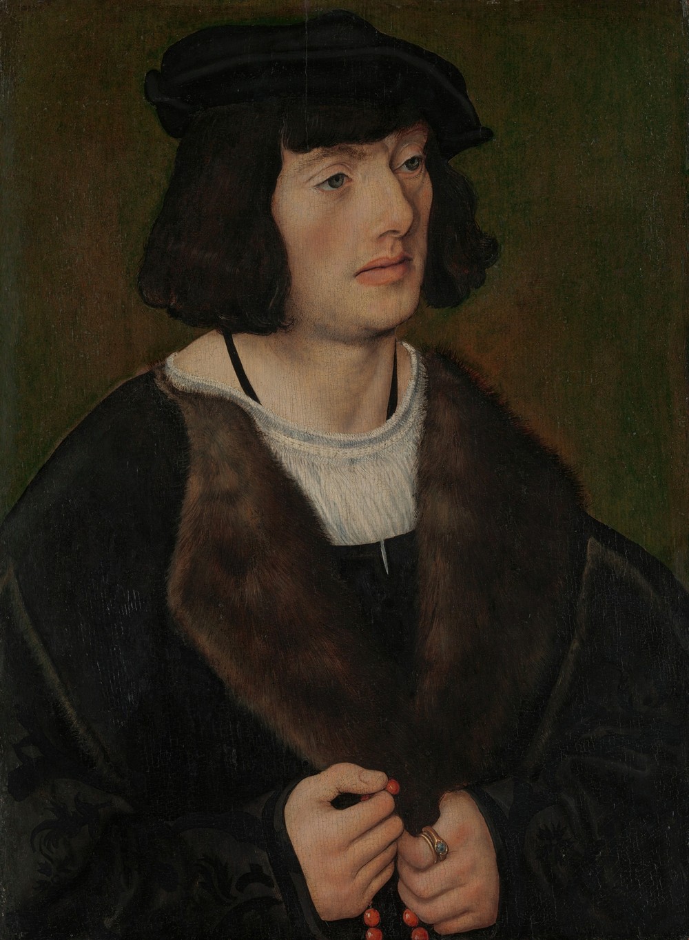 Portrait of a Man with a Rosary (ca. 1508)