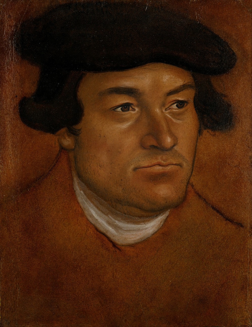 Portrait of a man in a black cap (irca 1535)