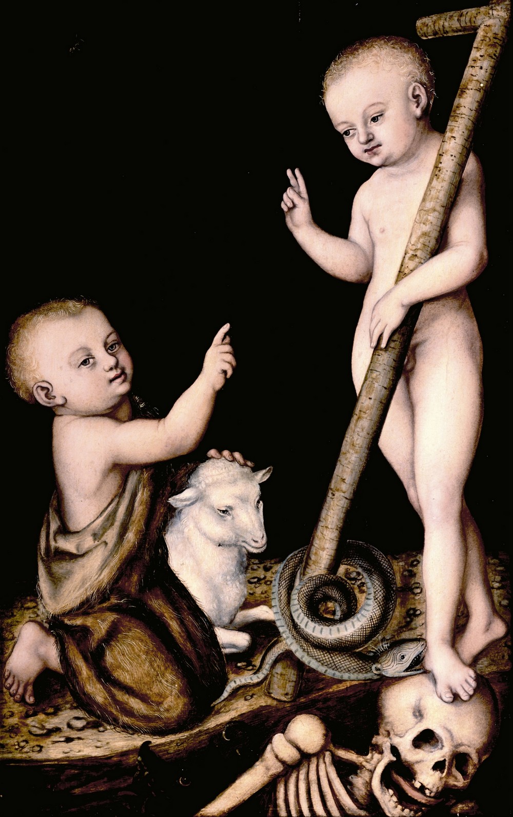 Adoration of The Child Jesus by St John the Baptist (between 1530 and 1540)