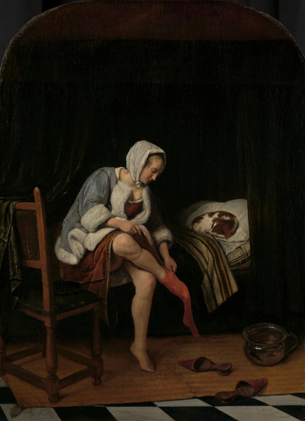 Woman at her Toilet
