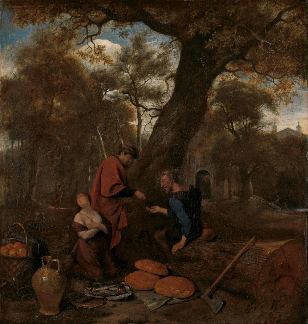 Erysichthon selling his daughter