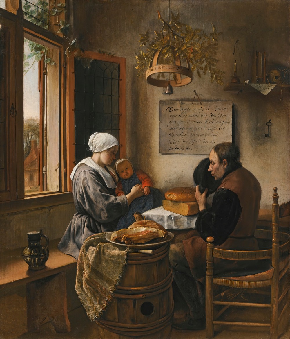The prayer before the meal