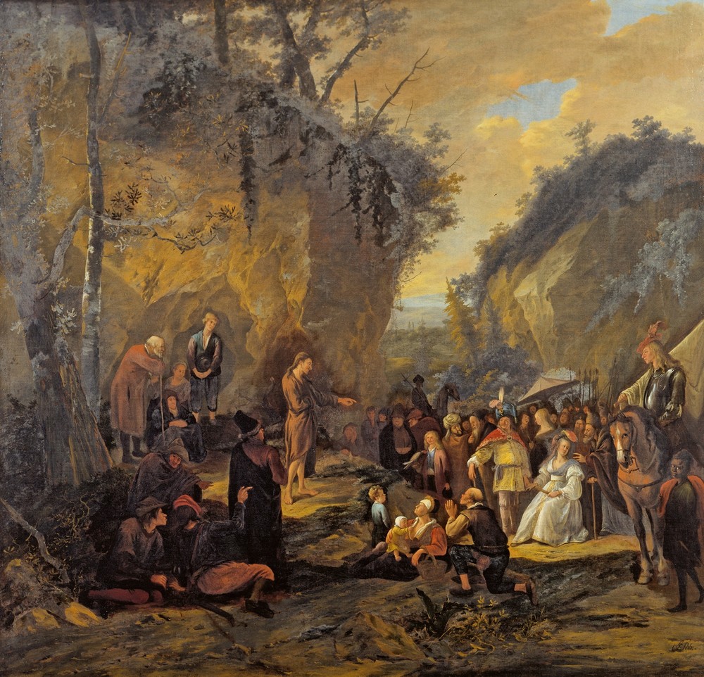 John the Baptist preaching ( 1653)