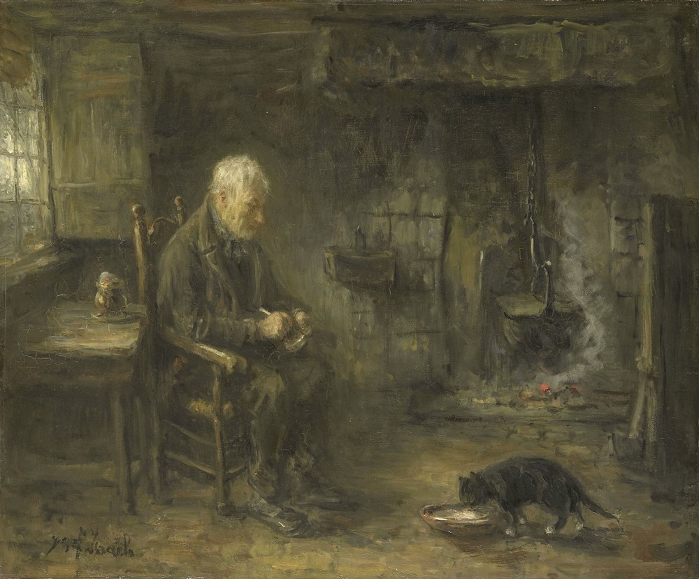 Interior of a Peasant Hut (c. 1882)