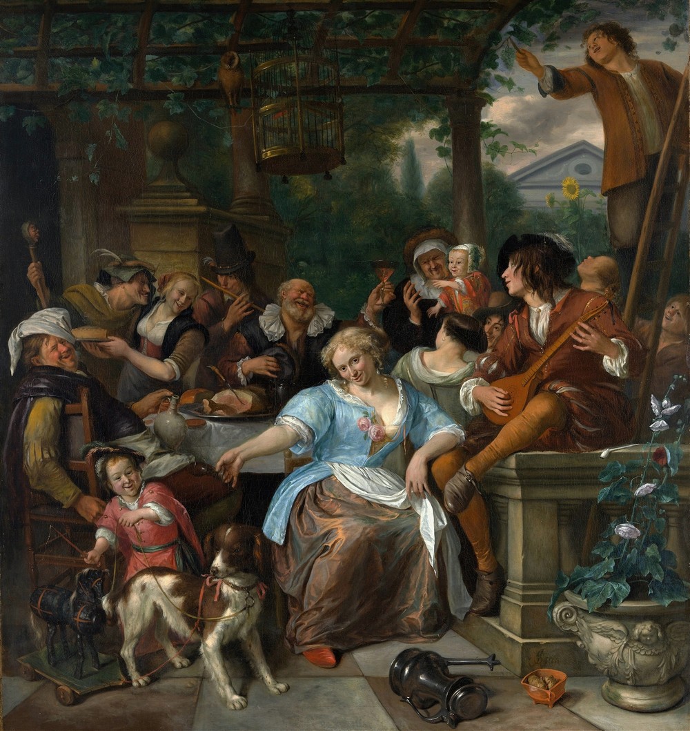 Merry Company on a Terrace (ca. 1670)